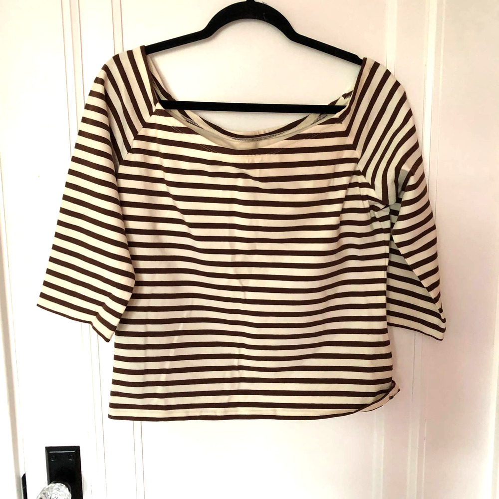 Soft Surroundings Striped Bra Top SZ L 38C​